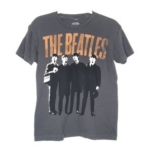 The Beatles Gray Graphic Tee S